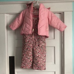 Toddler snow pants and matching jacket
